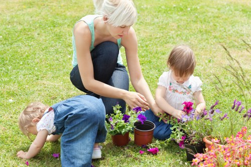 Safe and tidy landscaping site with waste managed responsibly